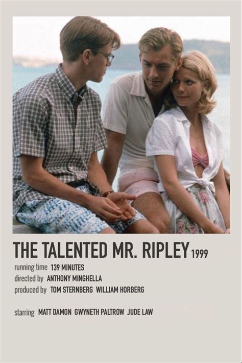 release The Talented Mr. Ripley
